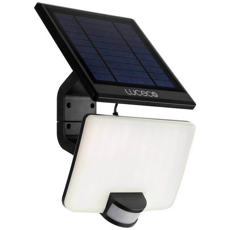 Luceco 11W PIR Guardian Solar Floodlights 0