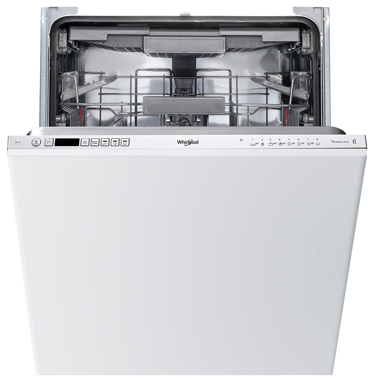 Whirlpool WIC3C23PEF Full Size Integrated Dishwasher - White