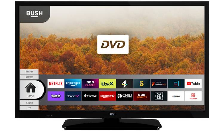 Bush 24 Inch HD Ready Smart HDR LED Freeview TV & DVD Combi