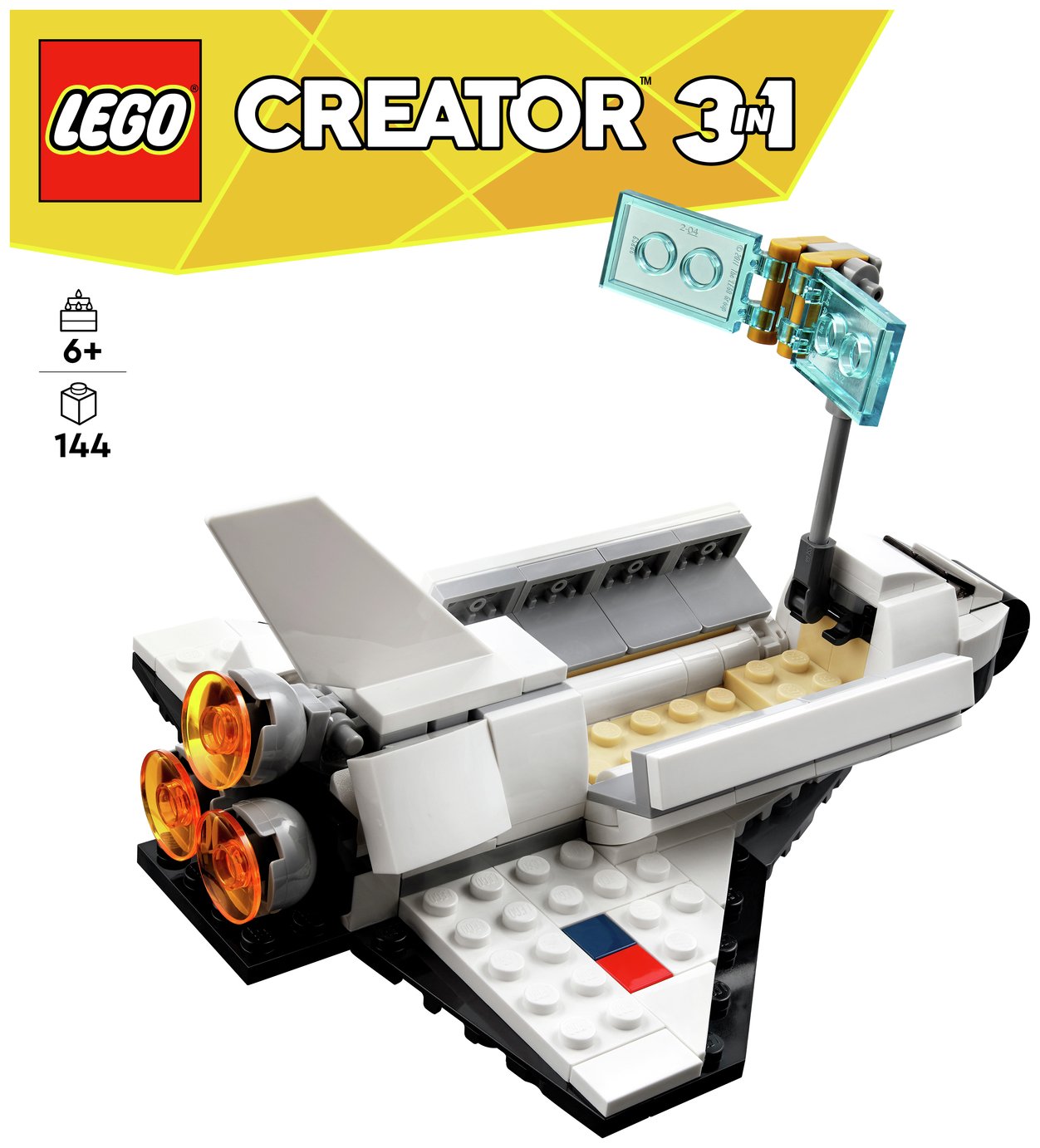 LEGO Creator 3 in 1 Space Shuttle & Spaceship Toys 31134