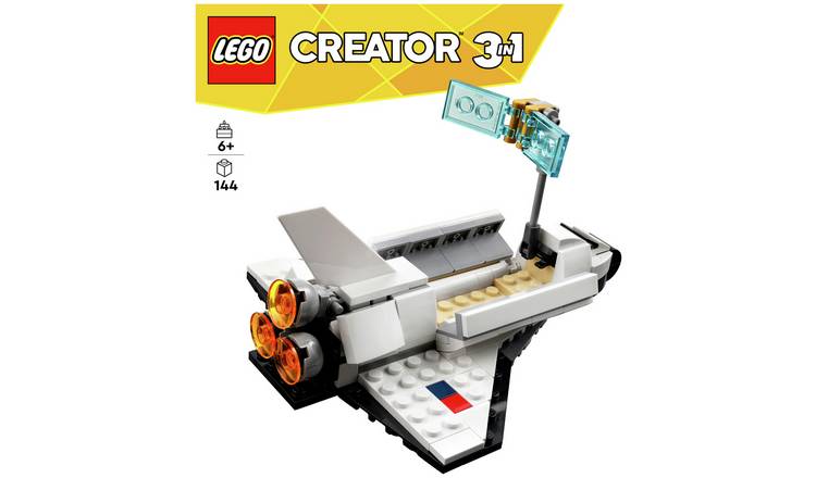 Buy LEGO Creator 3 in 1 Space Shuttle & Spaceship Toys 31134