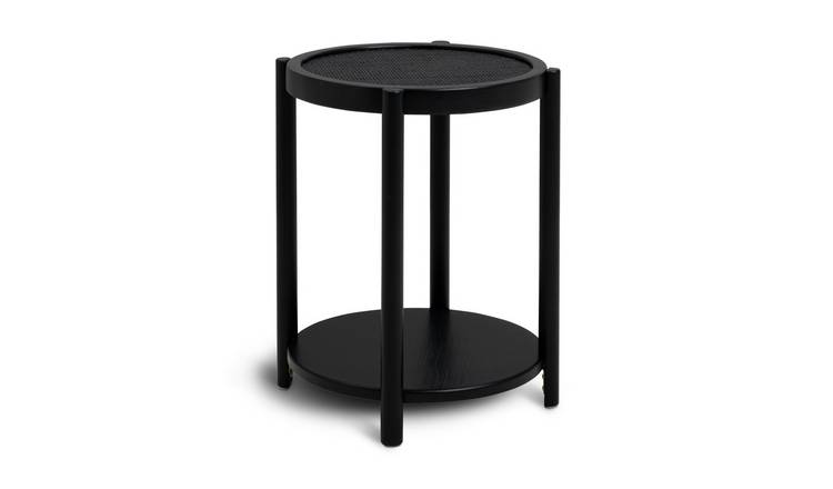 Buy Habitat Simone Round Bedside Table Black Argos