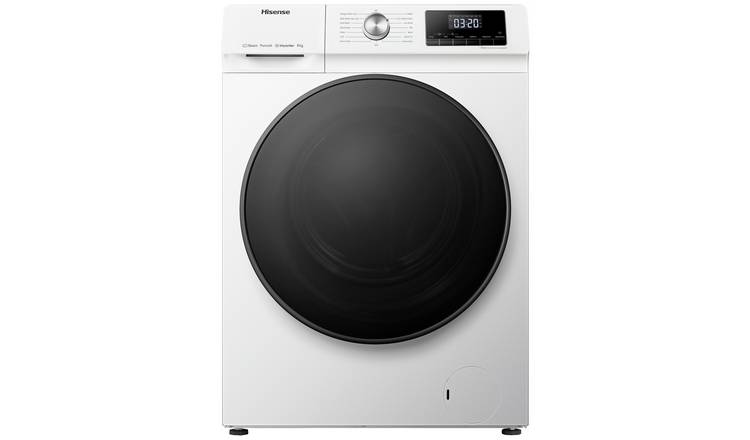 Buy Hisense WFQA8014EVJM 8KG 1400 machines Washing | Washing Machine - | Spin Argos White