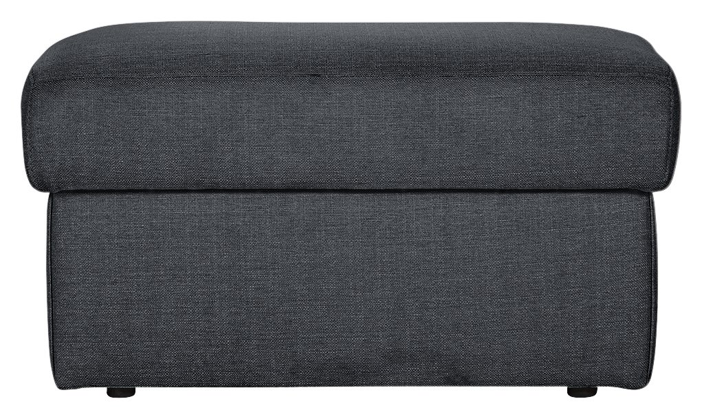 Argos Home Milano Fabric Footstool - Charcoal