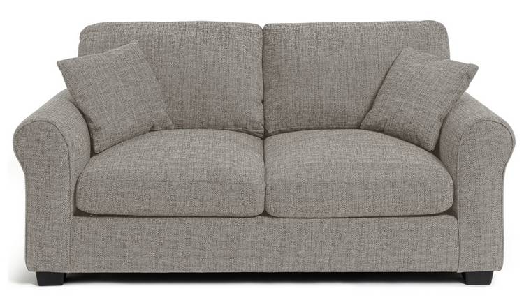 Argos Home Lisbon Fabric 2 Seater Sofa Bed - Grey