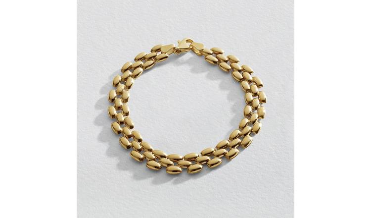 9ct Yellow Gold 7.25 Inch Rope Chain Bracelet