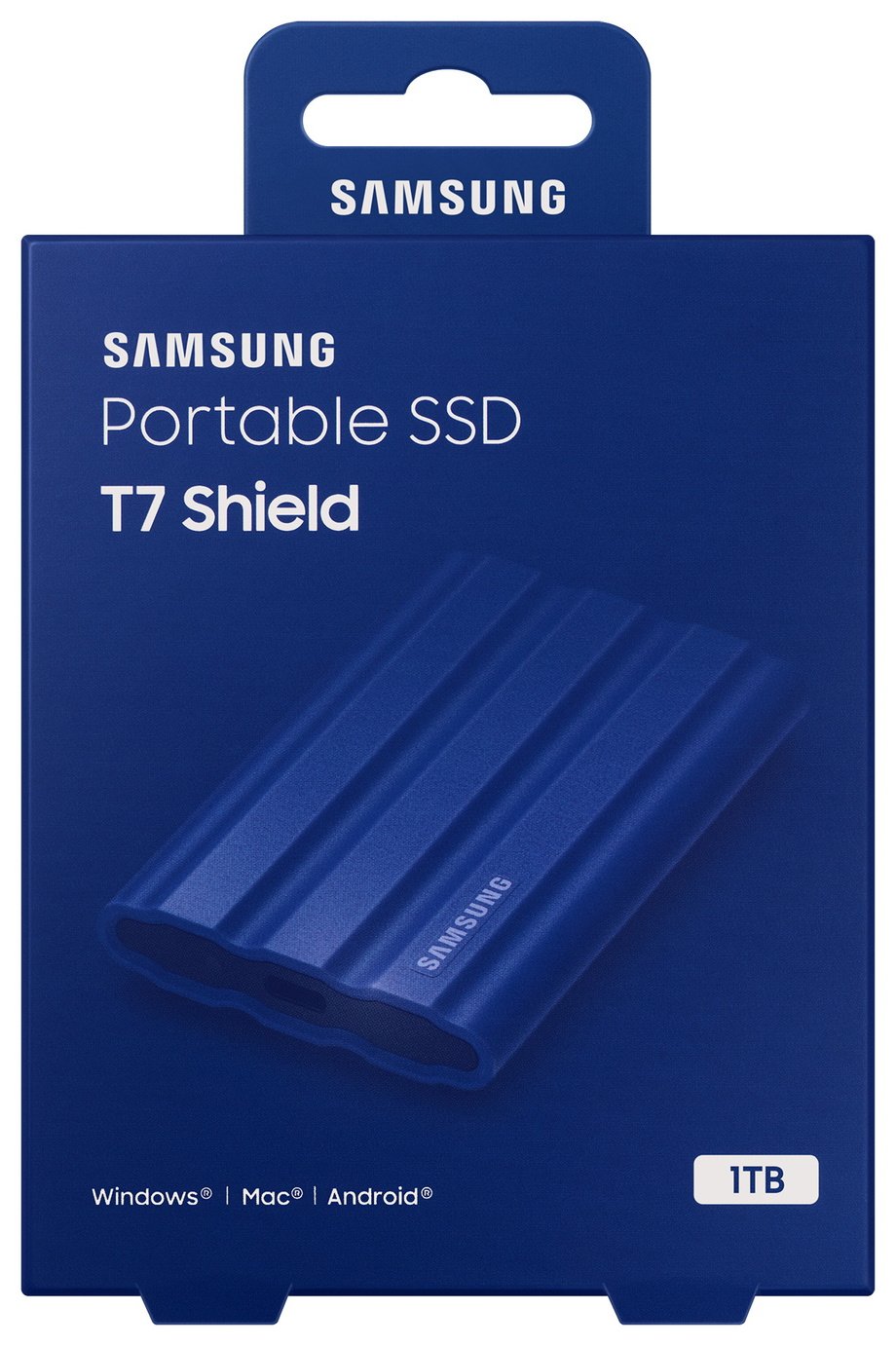 Buy Samsung T7 Shield USB 3.2 1TB Portable SSD - Blue | External