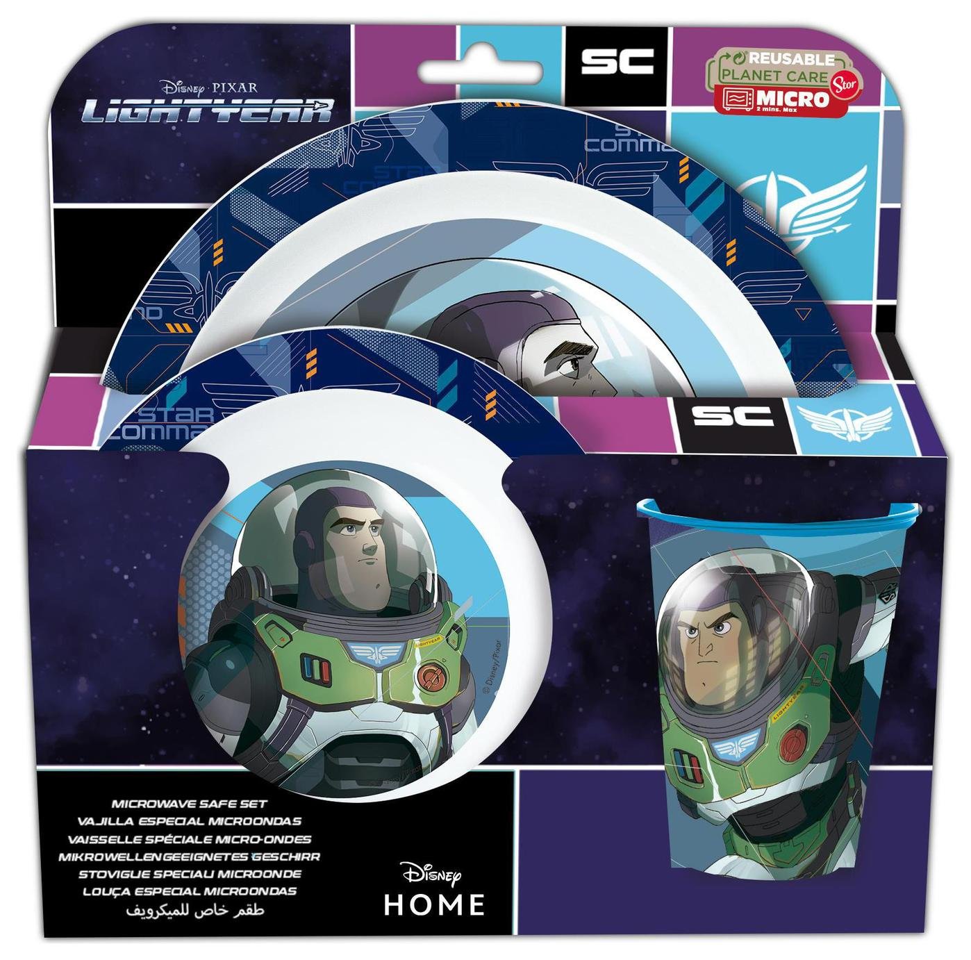 Disney Lightyear Polypropylene Dinner Set