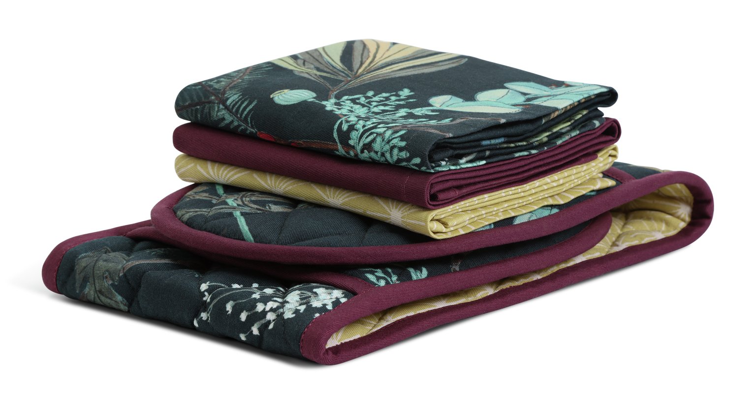 Habitat Winter Floral Textile Set - Multicoloured