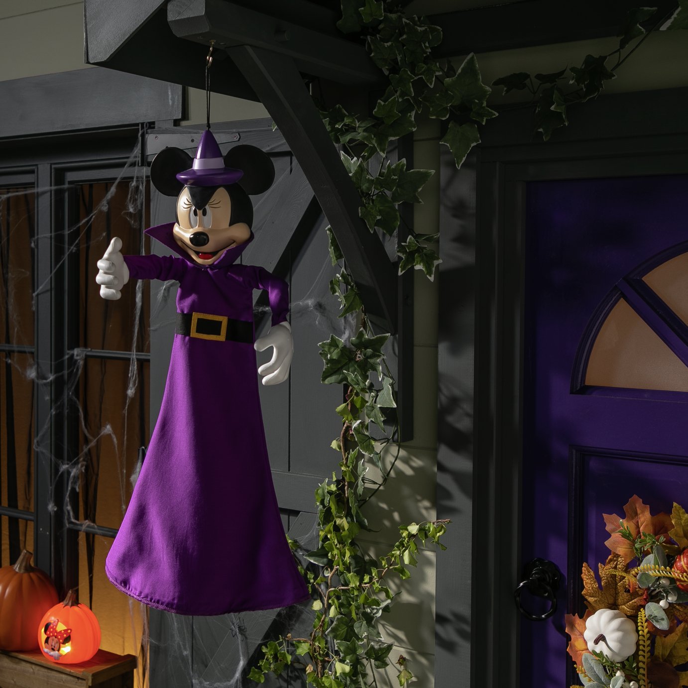 Disney Halloween Medium Minnie Wizard Decoration