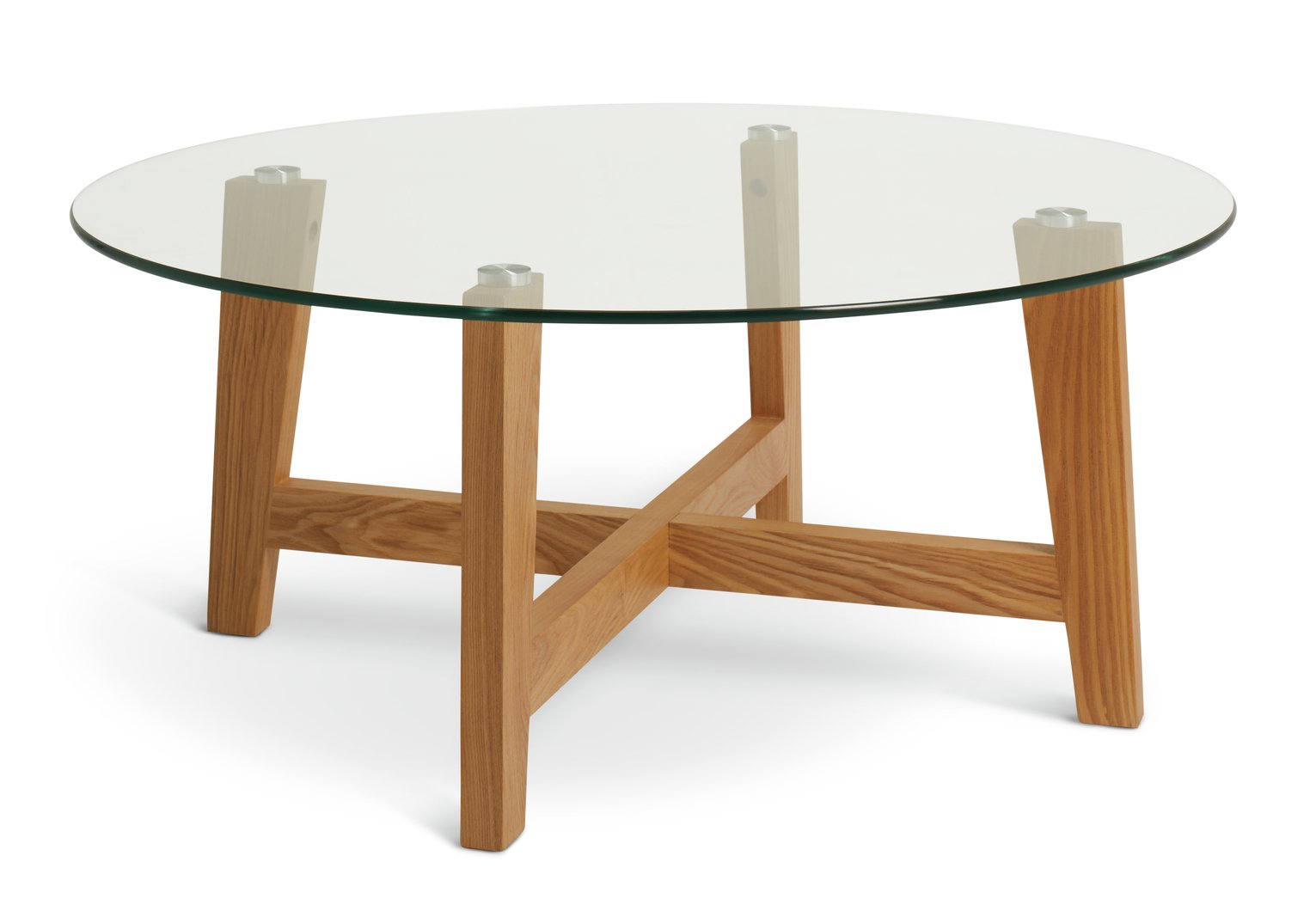 Habitat Zela Round Coffee Table - Oak