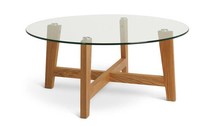 Glass side clearance tables argos