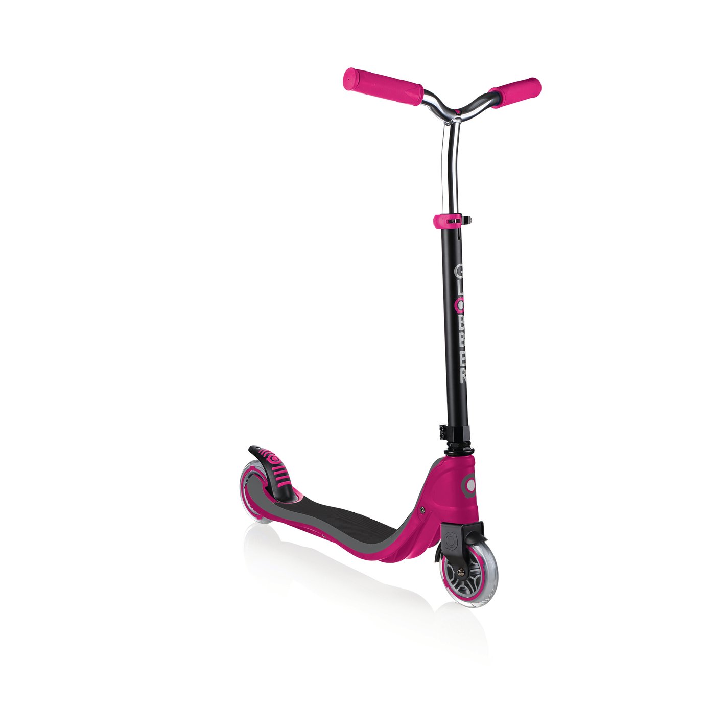 Globber Flow 125 Scooter - Ruby and Grey