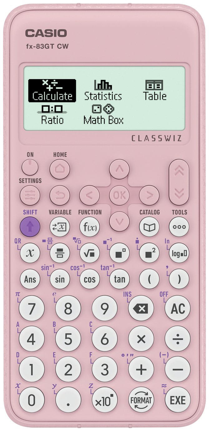 Casio FX-83GTCW Scientific Calculator - Pink