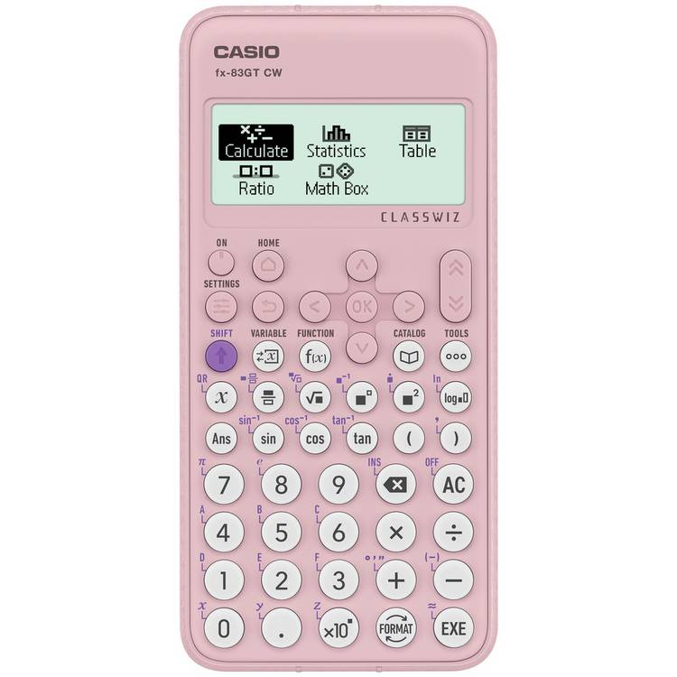 Casio FX-83GTCW Scientific Calculator - Pink 0