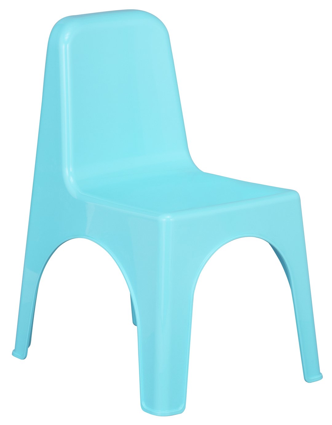 Argos Home Pair of Blue Plastic Chairs Reviews Updated April 2023