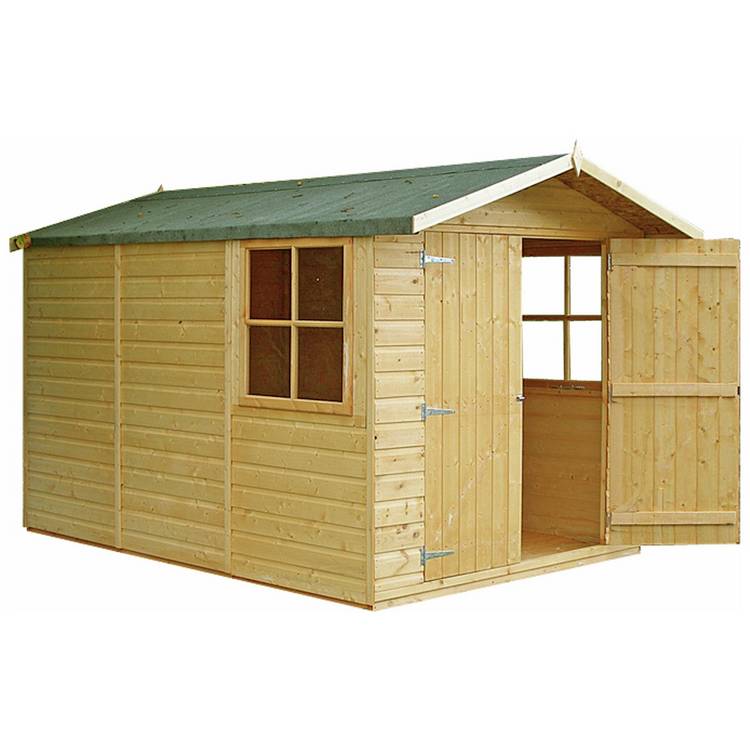 Homewood Guernsey Wooden Shiplap Double Door Shed 7 x 10ft 0