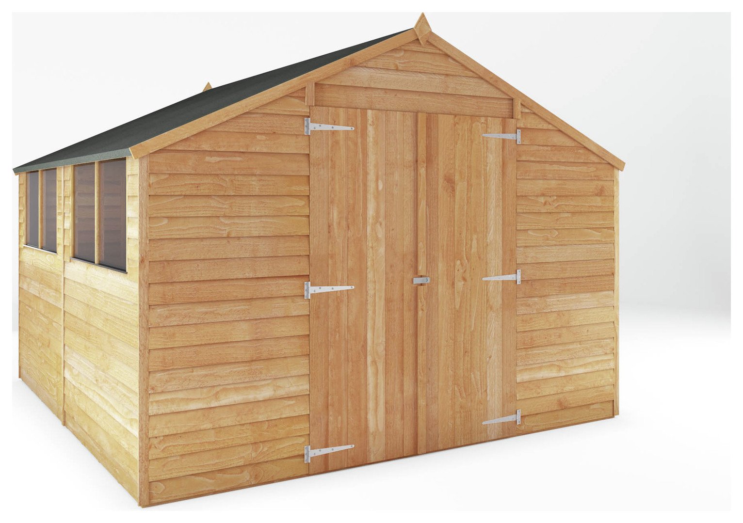 Mercia Wooden 10 x 10ft Overlap Workshop Shed