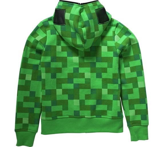 Buy Minecraft Creeper Boys' Green Hoodie - 5-6 Years at Argos.co.uk ...