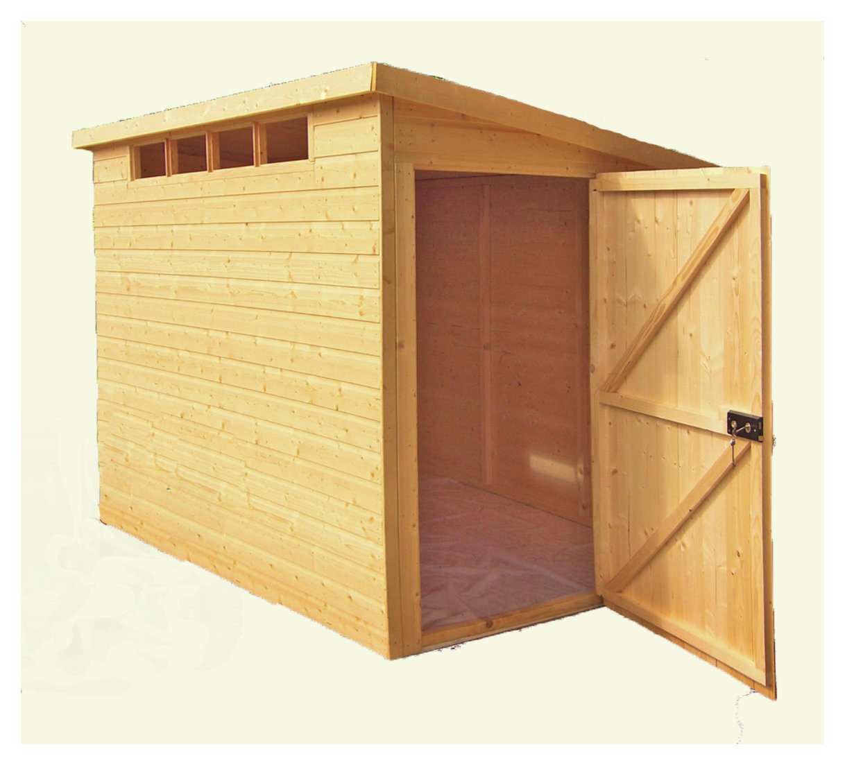 Homewood Wooden 8 x 6ft Shiplap Security Shed