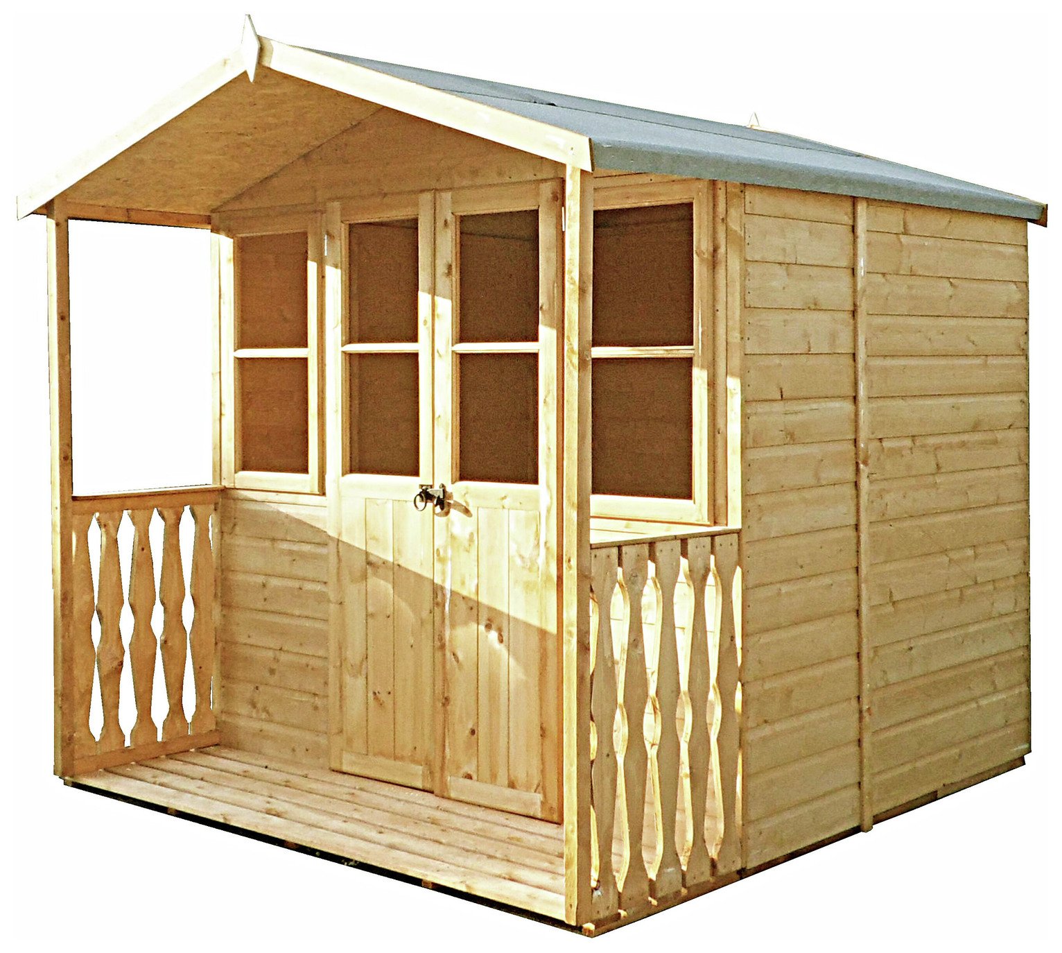 Homewood Houghton Wooden Summerhouse with Canopy 7 x 7ft.