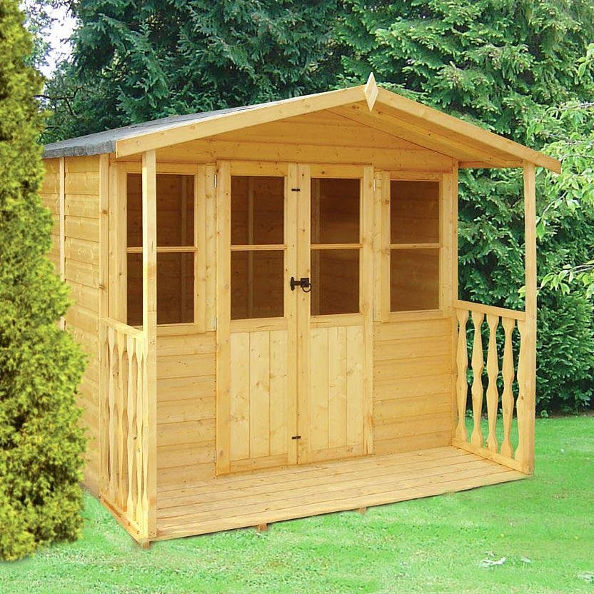 Homewood Houghton Wooden Summerhouse with Canopy 7 x 7ft. at Argos Reviews