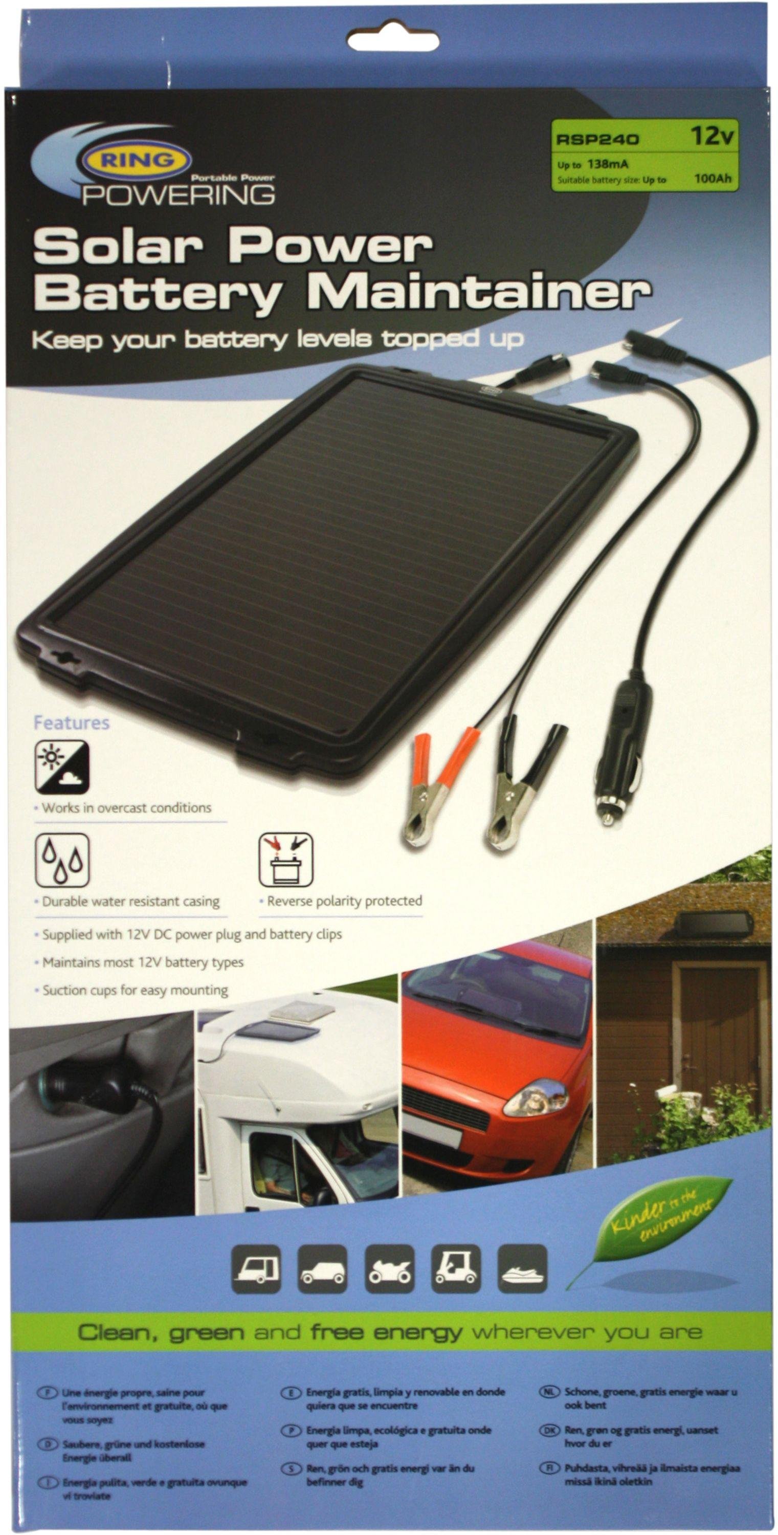 Ring 2.4W Solar Battery Maintainer