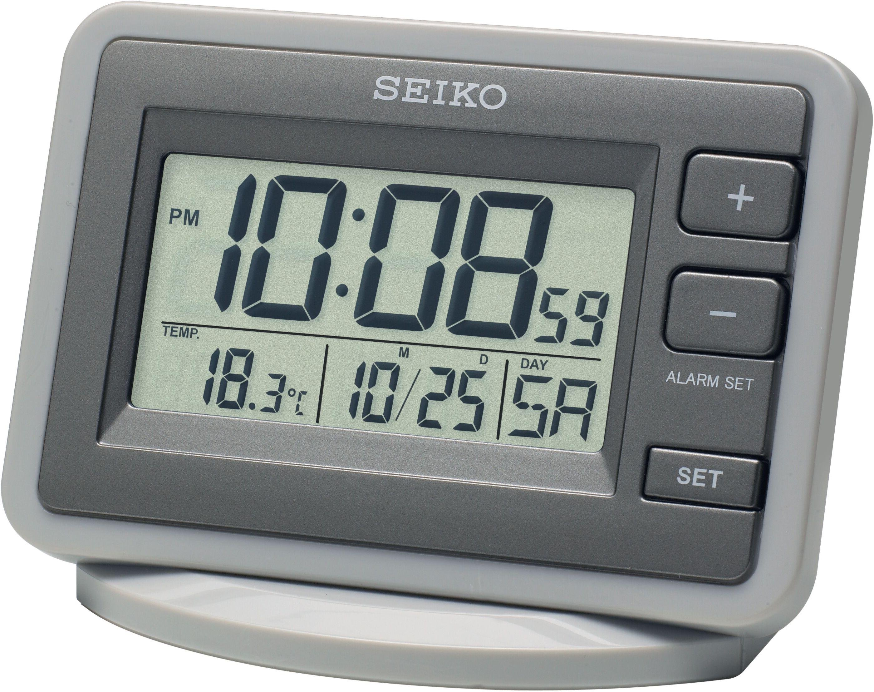 Seiko LCD Alarm Clock