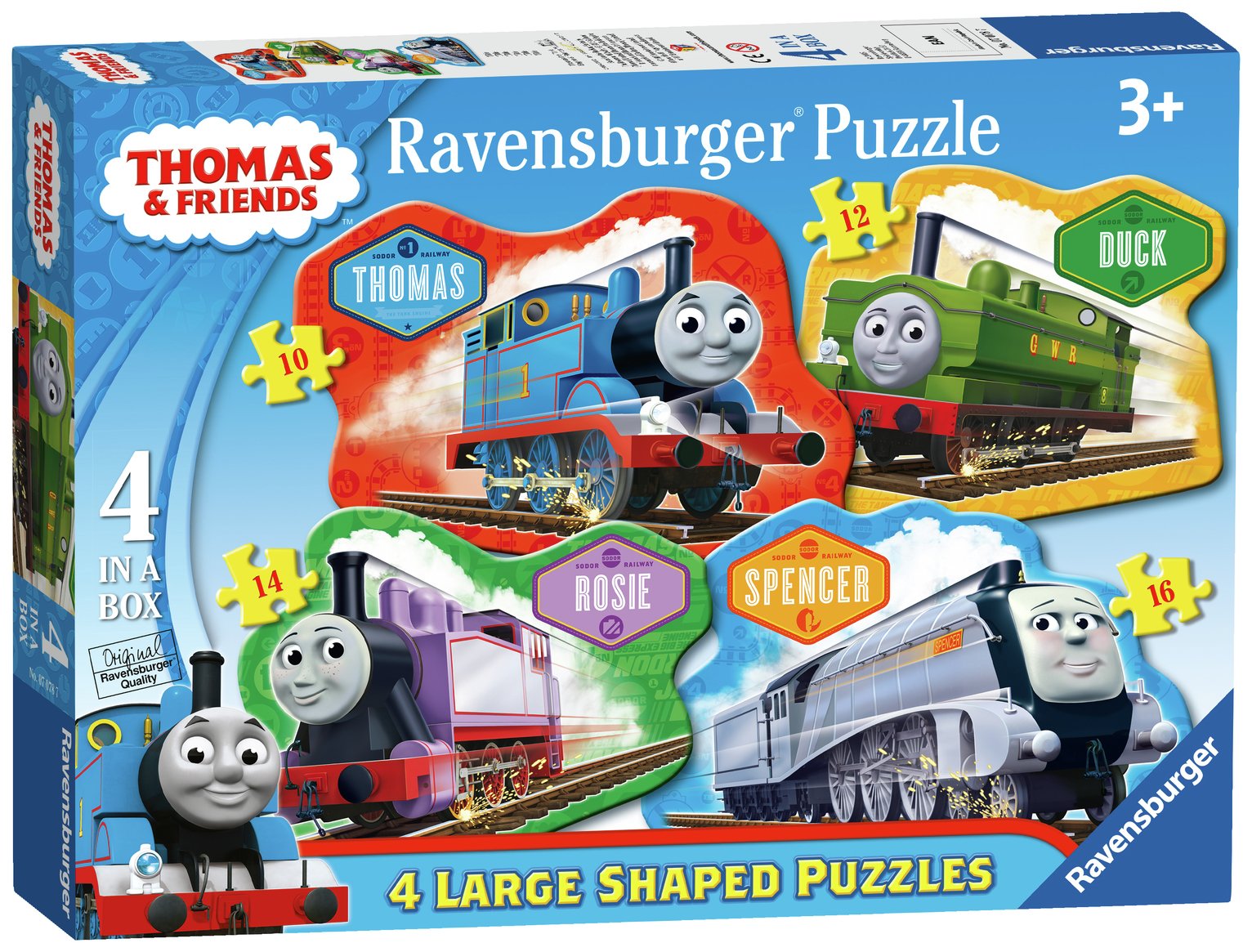 Ravensburger Thomas & Friends Large 4 Shaped Jigsaw Puzzles