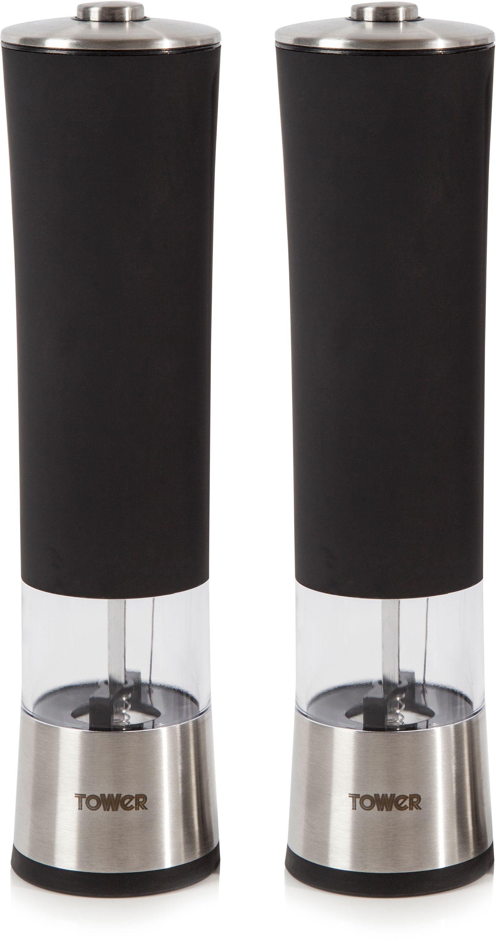 Tower Electric Salt and Pepper Mill Twin Pack.