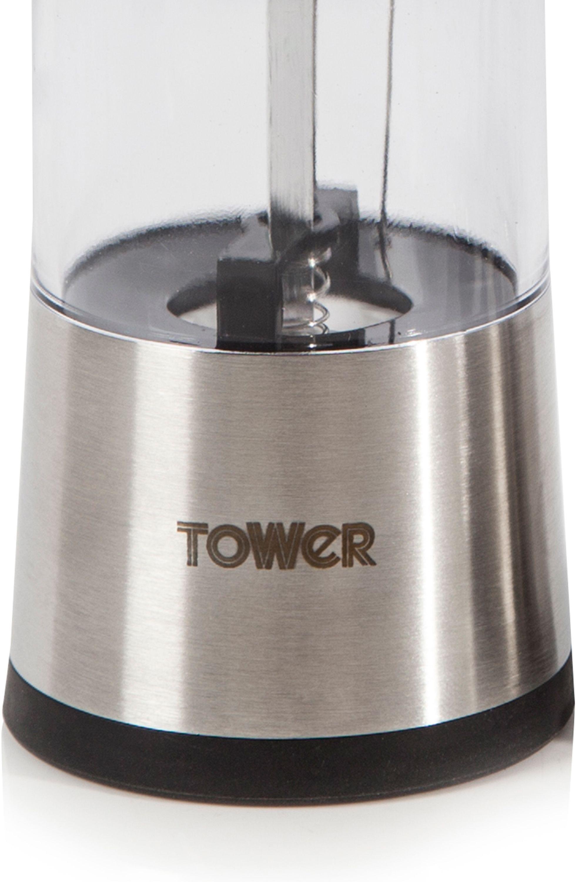 Tower Electric Salt and Pepper Mill Twin Pack. Reviews