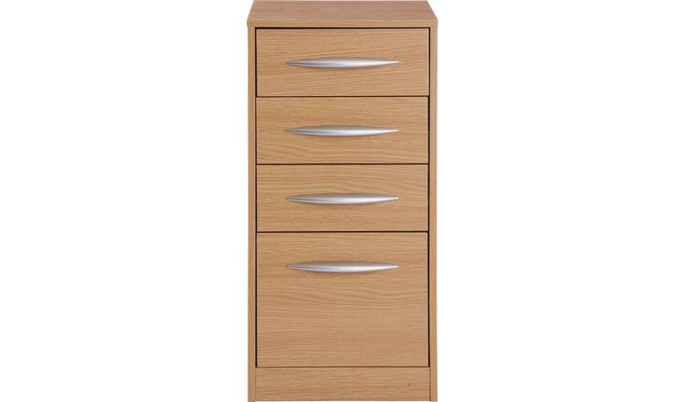 Buy Argos Home 4 Drawer Filing Cabinet Oak Effect Filing