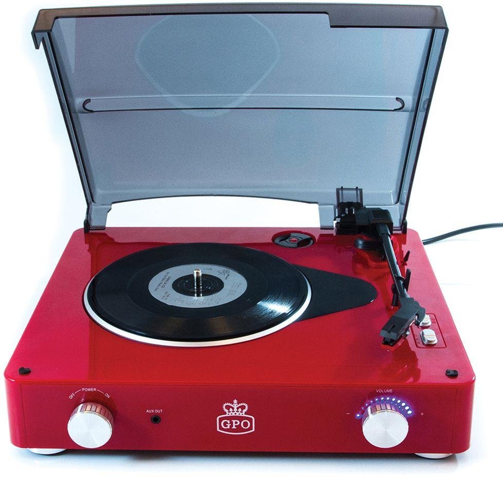 GPO Stylo Turntable - Red