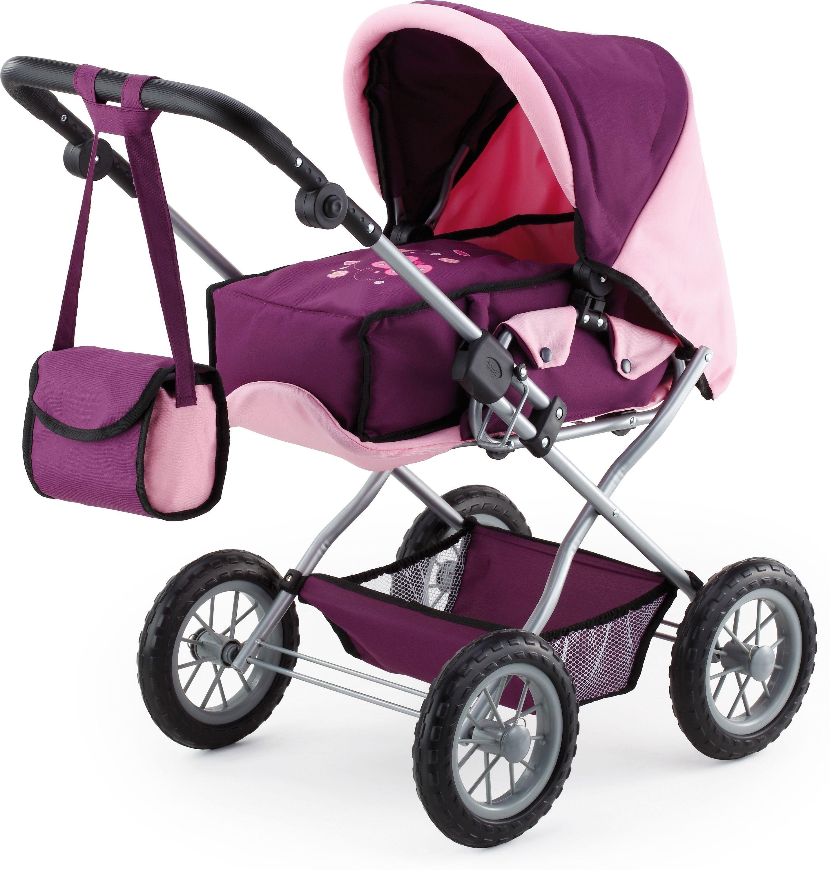 Bayer Combi Grande Doll's Pram - Plum