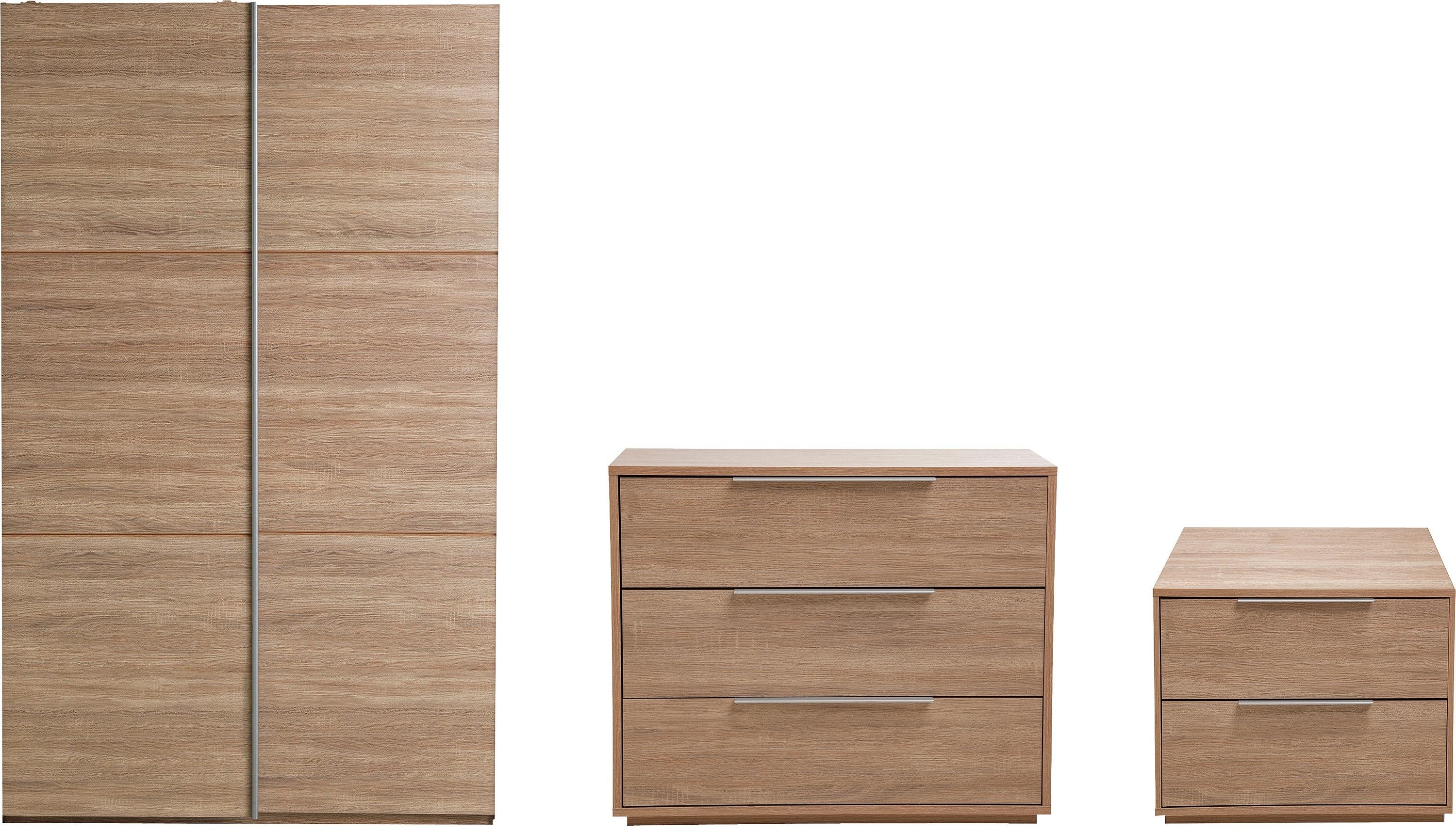 Hygena Bergen 3 Piece Small Wardrobe Package - Oak Effect