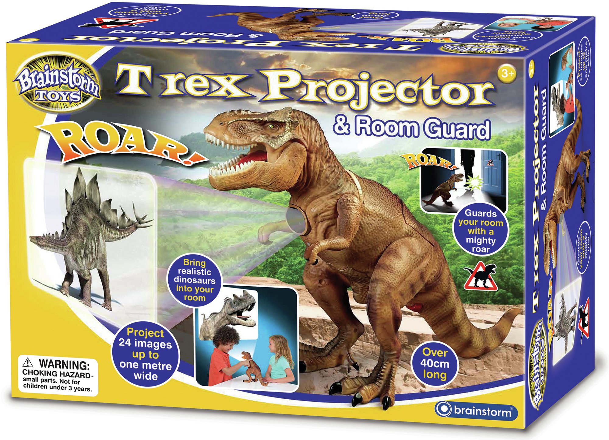 Brainstorm Toys T-Rex Projector and Room Guard. Review