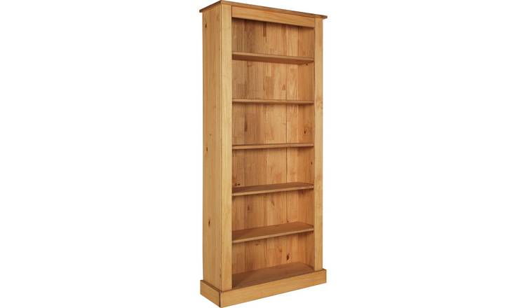 Buy Argos Home 5 Shelf Pine Tall Wide Extra Deep Solid Bookcase