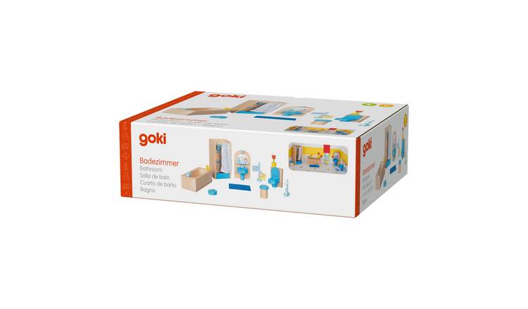 Goki Bathroom Furniture for Dollhouse Toy Accessories