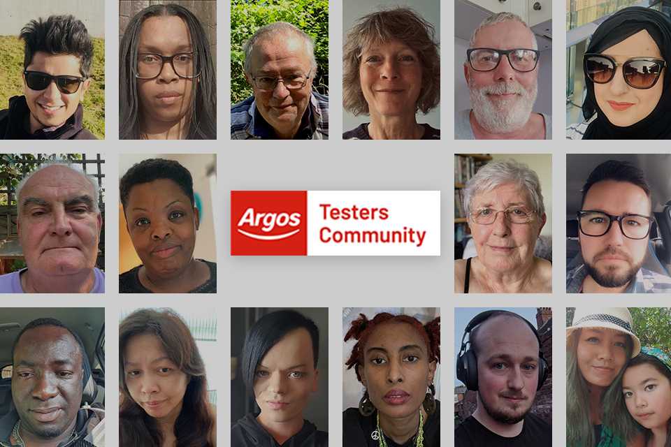 Argos testers community.