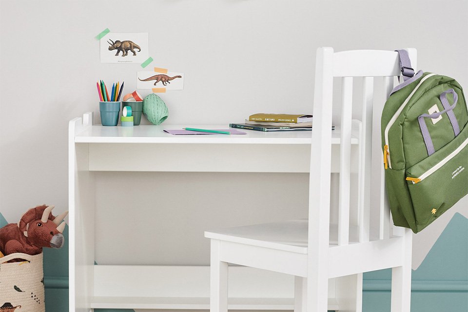 A Great Little Trading Company Paddington desk in white. 