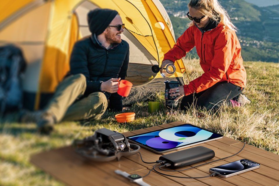 Stay powered up. Keep every adventure charged and ready with our range of power banks.