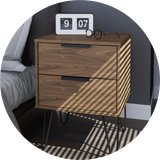 Fully assembled furniture with free delivery.