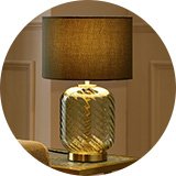Table lamps.