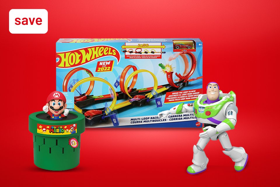 Save up to 1/3 on selected toys & games. New lines added!