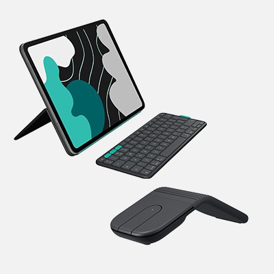 Save 20% on Flip Folio or Keys-To-Go 2 when bought with a Mobi Fold mouse
