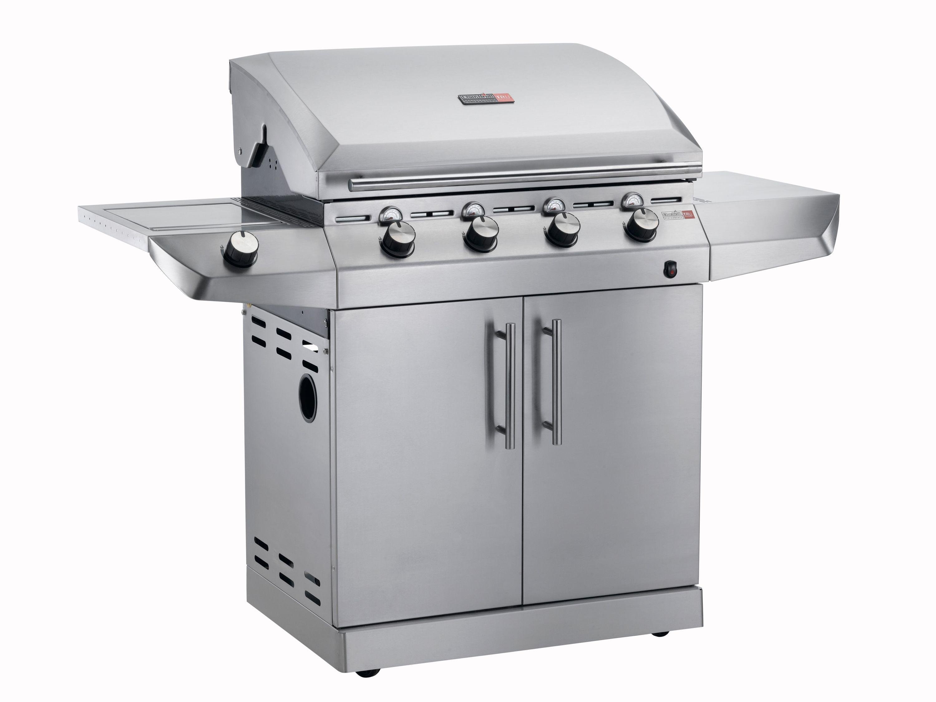 Char-Broil T47G - 4 Burner Gas BBQ with Side-Burner at Argos