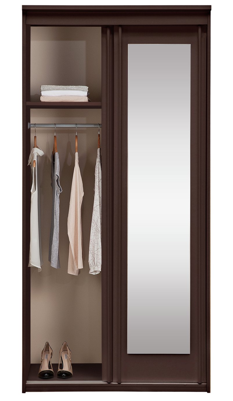 Argos Home Hallingford 2Dr Sliding Wardrobe -Dark Oak Effect Review