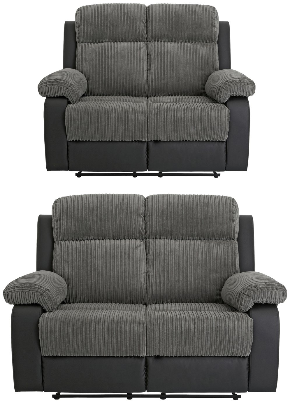 Argos Home Bradley 2 Regular Manual Recliner SofasCharcoal Reviews