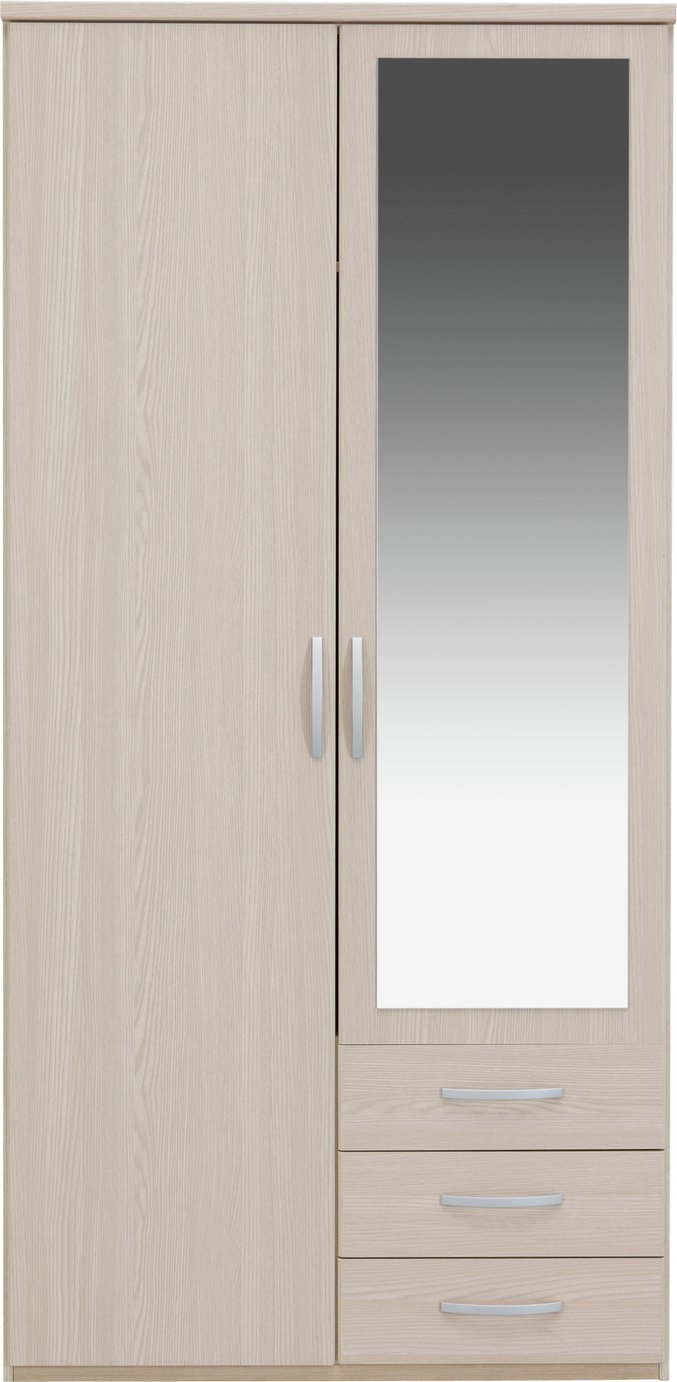 Argos Home Hallingford 3 Piece Wardrobe Set-Light Oak Effect