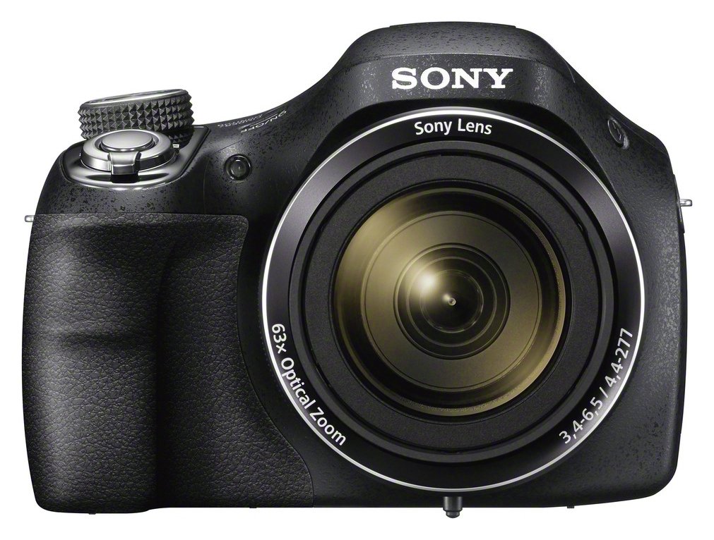Sony DSCH400 20MP 63x Zoom Bridge Camera - Black